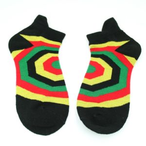 Low-cut Socks Black Geometrical all Sizes