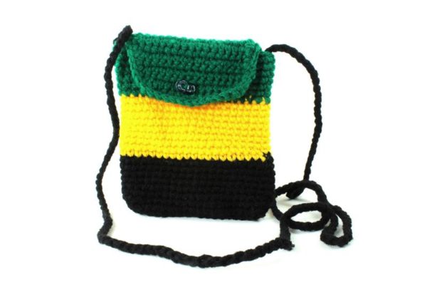 Bag Mobile Jamaica Flag Shoulder Button