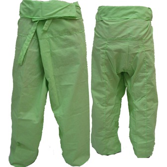 Trousers Thai Fisherman Pants Apple Green