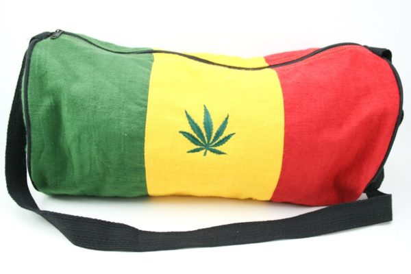 Bag Hemp Tube Biggest Size Cannabis Leaf