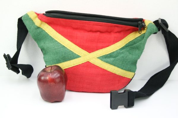 Bag Waist Hemp Jamaica Green Yellow Red