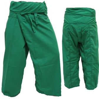 Trousers Thai Fisherman Pants Dark Green