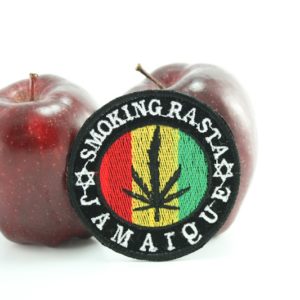Patch Circle Smoking Rasta Jamaica