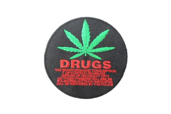 Patch Black Circle Drug Prohibition