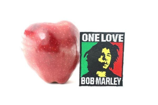 One Love Patch Bob Marley Memorabilia Rasta Patch to Sew-On or Stitch-On