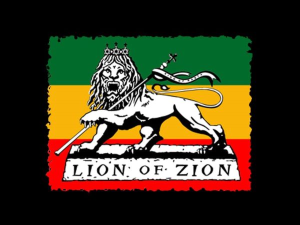 Lion of Zion Black Tee-Shirt