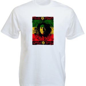 Bob Marley Jesus Christ White Tee-Shirt