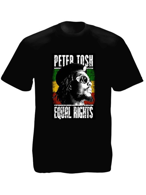 Peter Tosh Equal Rights Black Tee-Shirt