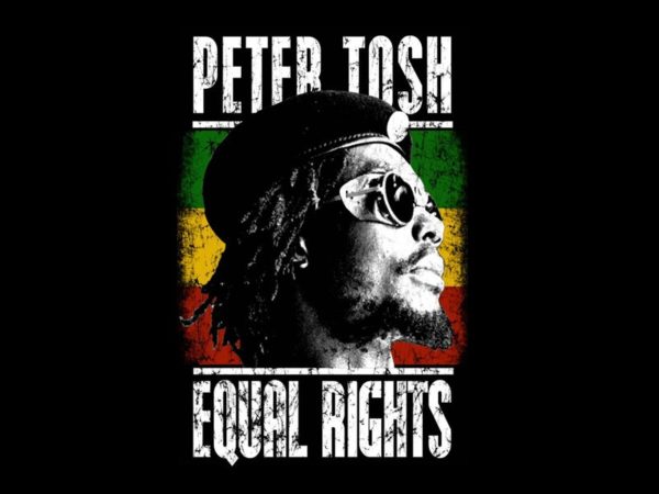 Peter Tosh Equal Rights Black Tee-Shirt