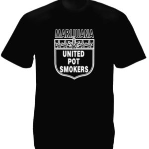 Marijuana United Pot Smokers Black Tee-Shirt