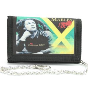 Wallet Fabric Chain Jamaica Flag