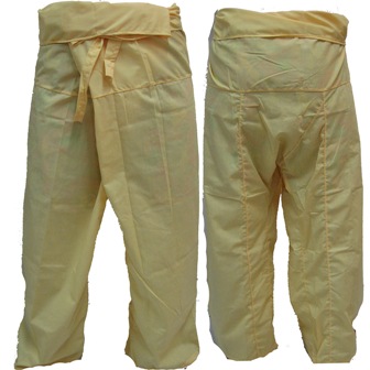 Trousers Thai Fisherman Pants Yellow