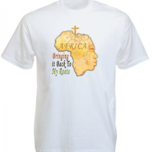 Roots Africa White Tee-Shirt
